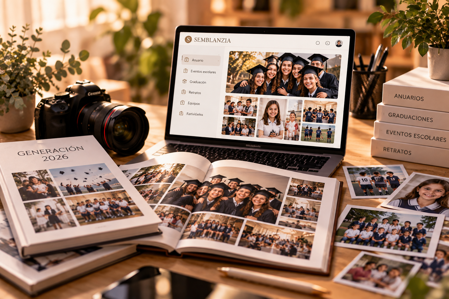 Recuerdos escolares, anuarios y fotografías de generación